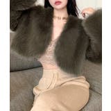 カラーファージャケット ショートコート ブルゾン | Riff | 詳細画像29