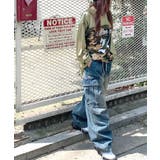 迷彩柄ナンバープリントトップス メッシュ Vネック | Riff | 詳細画像11 