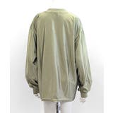 迷彩柄ナンバープリントトップス メッシュ Vネック | Riff | 詳細画像20 