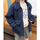 パイピングボアブルゾン ジャケット コート | Riff | 詳細画像10 