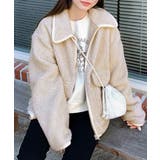 パイピングボアブルゾン ジャケット コート | Riff | 詳細画像14 