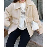 パイピングボアブルゾン ジャケット コート | Riff | 詳細画像15 