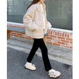 パイピングボアブルゾン ジャケット コート | Riff | 詳細画像18 