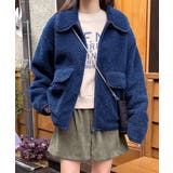 パイピングボアブルゾン ジャケット コート | Riff | 詳細画像8 