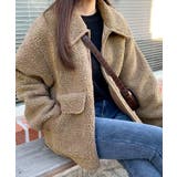 モカ | パイピングボアブルゾン ジャケット コート | Riff