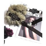 ハートバックルチェーン付きファーベルト フェイクファー 太ベルト | Riff | 詳細画像14