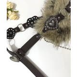 ハートバックルチェーン付きファーベルト フェイクファー 太ベルト | Riff | 詳細画像16