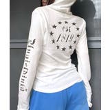 フード付き袖ロゴプリントパーカー ロンT 薄手パーカー | Riff | 詳細画像11 