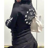 フード付き袖ロゴプリントパーカー ロンT 薄手パーカー | Riff | 詳細画像15 