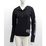 フード付き袖ロゴプリントパーカー ロンT 薄手パーカー | Riff | 詳細画像20 