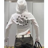 フード付き袖ロゴプリントパーカー ロンT 薄手パーカー | Riff | 詳細画像8 