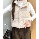 コーデュロイ中綿ベスト ダウンベスト ジャケット | Riff | 詳細画像10 