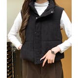 コーデュロイ中綿ベスト ダウンベスト ジャケット | Riff | 詳細画像5 