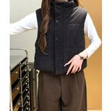 コーデュロイ中綿ベスト ダウンベスト ジャケット | Riff | 詳細画像7 