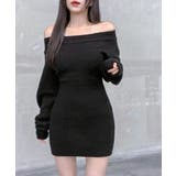 ワンショルニットミニワンピース オフショル セーター | Riff | 詳細画像12