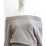 ワンショルニットミニワンピース オフショル セーター | Riff | 詳細画像30