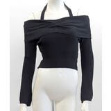 ホルターネックオフショルリブニット オフショルダー リブ編み | Riff | 詳細画像23 