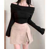 ホルターネックオフショルリブニット オフショルダー リブ編み | Riff | 詳細画像9 