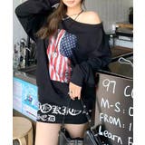 星条旗プリントトレーナー ロゴプリント ロゴ | Riff | 詳細画像17