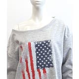 星条旗プリントトレーナー ロゴプリント ロゴ | Riff | 詳細画像29