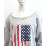 星条旗プリントトレーナー ロゴプリント ロゴ | Riff | 詳細画像30