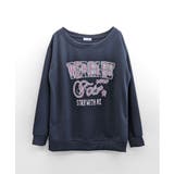 ロゴプリントオフショルスウェット ボートネック ワンショル | Riff | 詳細画像13 