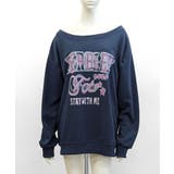 ロゴプリントオフショルスウェット ボートネック ワンショル | Riff | 詳細画像14 