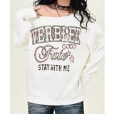 ロゴプリントオフショルスウェット ボートネック ワンショル | Riff | 詳細画像6 