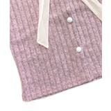 シフォンブラウスレイヤード風ニット カーディガン フリル | Riff | 詳細画像35 