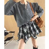 チェック柄ミニスカート インナーパンツ付き アシンメトリー | Riff | 詳細画像12 