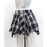 チェック柄ミニスカート インナーパンツ付き アシンメトリー | Riff | 詳細画像26 