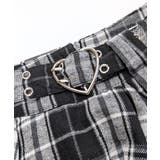 チェック柄ミニスカート インナーパンツ付き アシンメトリー | Riff | 詳細画像28 