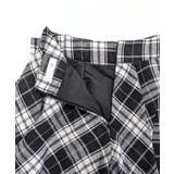 チェック柄ミニスカート インナーパンツ付き アシンメトリー | Riff | 詳細画像29 