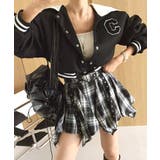 チェック柄ミニスカート インナーパンツ付き アシンメトリー | Riff | 詳細画像5 