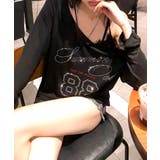 ラインストーンロゴワンショルダーロンT ドッキング レイヤード | Riff | 詳細画像18 