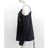 ラインストーンロゴワンショルダーロンT ドッキング レイヤード | Riff | 詳細画像33 