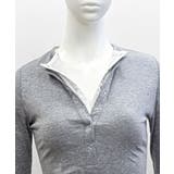 ヘンリーネックレイヤード風トップス フェイクレイヤード ドッキング | Riff | 詳細画像30 