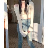 [2点セット] チョーカーリボン付きショート丈リブニット クロップド丈 | Riff | 詳細画像23 