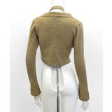 [2点セット] チョーカーリボン付きショート丈リブニット クロップド丈 | Riff | 詳細画像32 