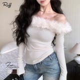 オフショルフェイクファートップス オフショルダー ワンショルダー | Riff | 詳細画像1 