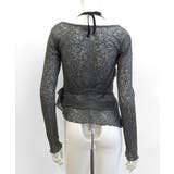 レイヤード風裾アシメフリルトップス シアーニット 重ね着風 | Riff | 詳細画像35