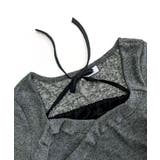 レイヤード風裾アシメフリルトップス シアーニット 重ね着風 | Riff | 詳細画像36