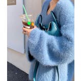 Vネックシャギーニット セーター プルオーバー | Riff | 詳細画像33 