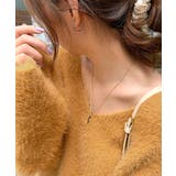 Vネックシャギーニット セーター プルオーバー | Riff | 詳細画像45 