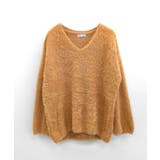 Vネックシャギーニット セーター プルオーバー | Riff | 詳細画像53 