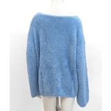 Vネックシャギーニット セーター プルオーバー | Riff | 詳細画像56 