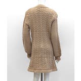 ケーブルニットミニワンピース セーター Vネック | Riff | 詳細画像40 