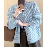 ボーダーカーディガン&ニットタイ チョーカー スカーフ | Riff | 詳細画像13