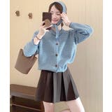 ボーダーカーディガン&ニットタイ チョーカー スカーフ | Riff | 詳細画像15