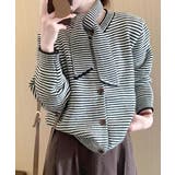 ボーダーカーディガン&ニットタイ チョーカー スカーフ | Riff | 詳細画像2